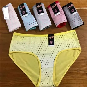 شورت زنانه طرح خال خالی