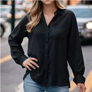 شومیز ساده تک جیب