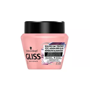 ماسك موي ضد موخوره split hair miracle گليس 300 ميل Gliss split hair miracle anti-frizz hair mask 300 ml اصل آلمان