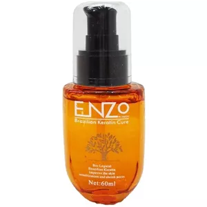 روغن مو انزو مدل Enzo Argan Hair Oil | سرم تقویت کننده و نرم کننده مو و پوست حاوی روغن آرگان اورجینال حجم 60میل