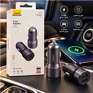 شارژر فندکی جووی JOWAY مدل JC90 مشکی گارانتی سلامت فیزیکی کالا