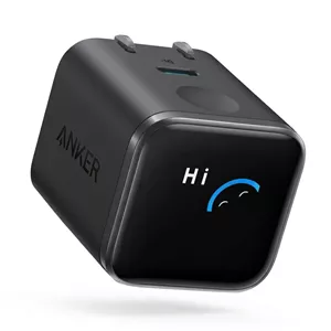 شارژر دیواری 45 وات انکر مدل A121D، اتصال دو پین اروپایی، درگاه خروجی USB-C، دارای قابلیت شارژ سریع و شارژ ایمن، تکنولوژی شارژ PD و PPS رزگلد گارانتی سلامت فیزیکی کالا  مهلت تست 7 روزه