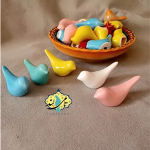پرنده سرامیکی کوچک , مرغک سرامیکی