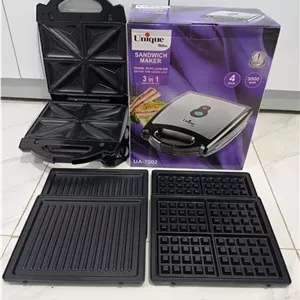 ساندویچ ساز سه کاره یونیک مکس مدل UA7002