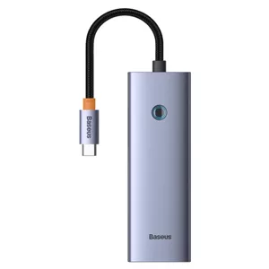 هاب 7 پورت USB-C بیسوس مدل BS-OH117 Triple Display