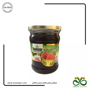مربای توت فرنگی بدون شکر و رژیمی کامور