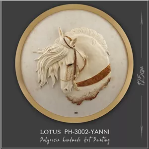 تابلو  پلی رزین اسب  لوتوس PH-3002-YANNI