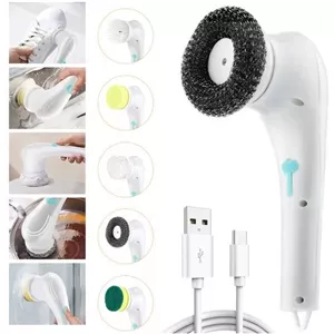 فرچه شارژی مسافرتی مجیک براش Magic Brush مدل 5کاره 5سر سفید