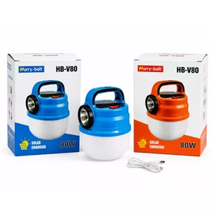 لامپ و چراغ شارژی و خورشیدی سولار Hurry bolt مدل HB-V80