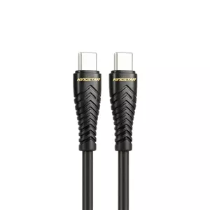 کابل شارژ کینگ‌ استار Kingstar K44C | طول ۱ مترفست شارژ ۳ آمپر