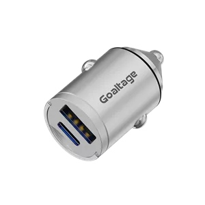 شارژر فندکی ۳۰ وات گلتیج مدل CH13 | بدنه آلومینیومی با PD و Quick Charge