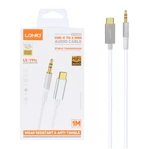 کابل LDNIO Type-C To Aux مدل LS-Y91c