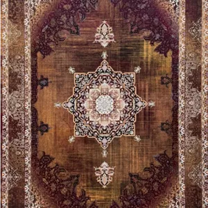 فرش 1200 شانه نقشه هریس ارغوانی حاشیه ارغوانی 22033