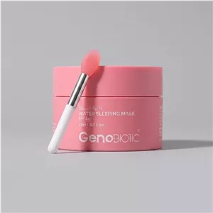 ماسک کرمی لب ژنوبایوتیک مدل SLEEP GEN وزن 20 گرم با گلیسیرین، نرم‌کننده، مرطوب‌کننده و آبرسان قوی، تسکین‌دهنده و آرامش‌بخش، مناسب انواع پوست و استفاده شبانه برای خانم‌ها و آقایان