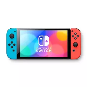 کنسول بازی قابل حمل نینتندو مدل Switch OLED Neon Blue and Neon Red Joy-Con