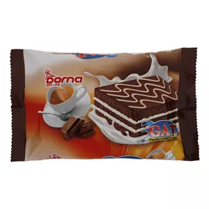 کیک لایه ای تری گات کاکائو با مغزی شیری درنا - 80 گرم