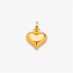 آویز گردنبند طلا 18 عیار زنانه طلای صداقت طرح قلب کد PE-GH1 