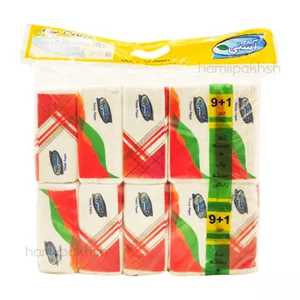 دستمال کاغذی اقتصادی آشتی بسته‌ی 10 عددی