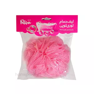 لیف حمام توری توپی ریوا بسته 1 عددی