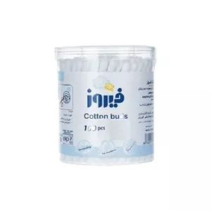 گوش پاک کن فیروز رنگ آبی بسته 100 عددی