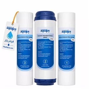 پک فیلتر سه مرحله‌ای دستگاه تصفیه آب آکواجوی مدل LPE اکونومی (aquajoy)
