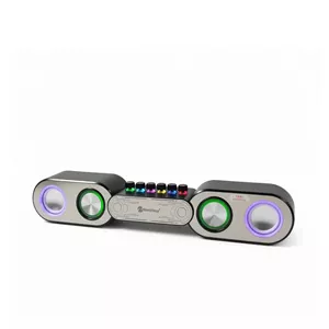 اسپیکر گیمینگ NewRixing NR-666 | RGB خیره‌کنندهسیستم صوتی ۴ باندهباتری ۹ ساعته