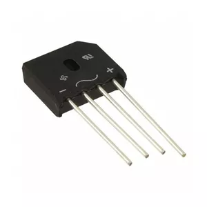 پل دیود 10A-100V تخت شانه ای KBU1001G