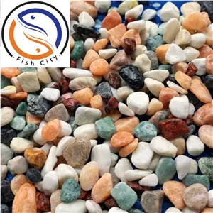 شن چند رنگ درشت آکواریوم 5 کیلویی