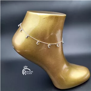 پابند نقره زنانه عیار 925  مدل  آویز ماهکد RS_2230 