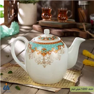 قوری چینی گرد