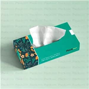 طرح جعبه دستمال کاغذی بهار