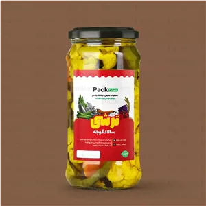 طرح لیبل سالادگوجه