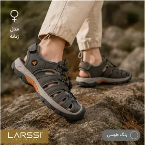 صندل هامتو طوسی زنانه