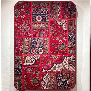 کلاژ فرش دستبافت مدل چهل تکه  کد 1341