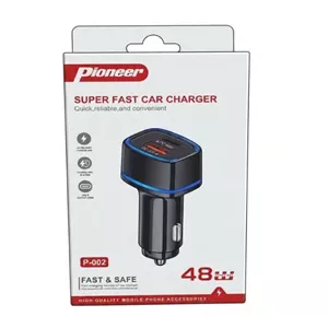شارژر فندکی خودرو PIONEER مدل  p-002