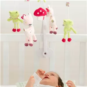 آویز تخت موزیکال بیبی فن غزال