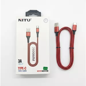 کابل شارژ تایپ C نیتو NITU NC204 طول 2 متر