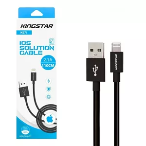 کابل iOS KINGSTAR K67i – شارژ و انتقال داده همزمان
