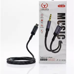 کابل YOSHITA YX-001 تایپ سی به AUX