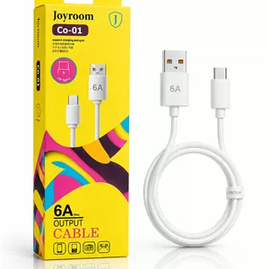 کابل شارژ و انتقال داده جوی‌روم مدل CO-01 تایپ C 6 آمپر