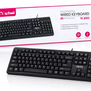 کیبورد باسیم تسکو مدل TK 8003