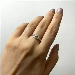 انگشتر نقره گره 