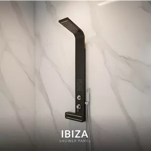 پنل دوش لیبرا مدل ایبیزا Ibiza | پنل حمام استیل 304 با جت ماساژ کمر