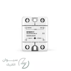 رله حالت جامد 25 آمپر تکفاز ENVSSR-25GV38
