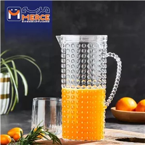 پارچ اکرولیک نشکن دربدار طرح مروارید