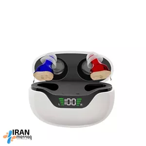 سمعک دو گوش بلوتوثی GM-933 | شارژدهی 100 ساعته | پردازش هوشمند گفتار و حذف نویز فعال