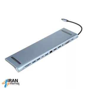 هاب و تبدیل 12پورت مدل BYL-2003U2 | شارژ سریع