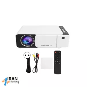 پروژکتور مدل T5 Mini | ویدئو پروژکتور قابل حمل با تصویر 170 اینچ، پشتیبانی 4K و فناوری Short Throw