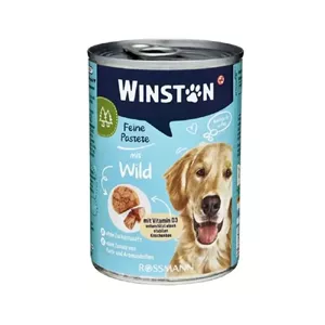 کنسرو غذای سگ بالغ وینستون با طعم گوشت شکار Winston Adult Wild meat وزن 400 گرم