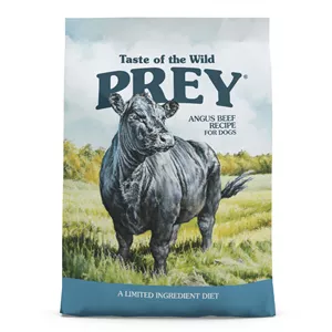 غذای خشک سگ تیست اف د وایلد مدل پری با طعم گوساله انگوس Taste Of The Wild Prey Limited Ingredient Recipe Dog Food وزن 11.4 کیلوگرم